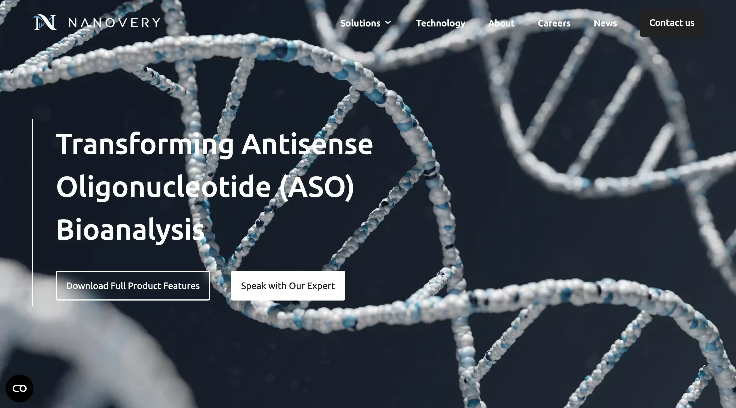 Nanovery website
